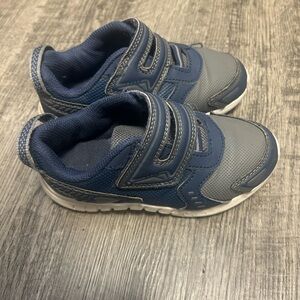Boys blue & grey sneakers